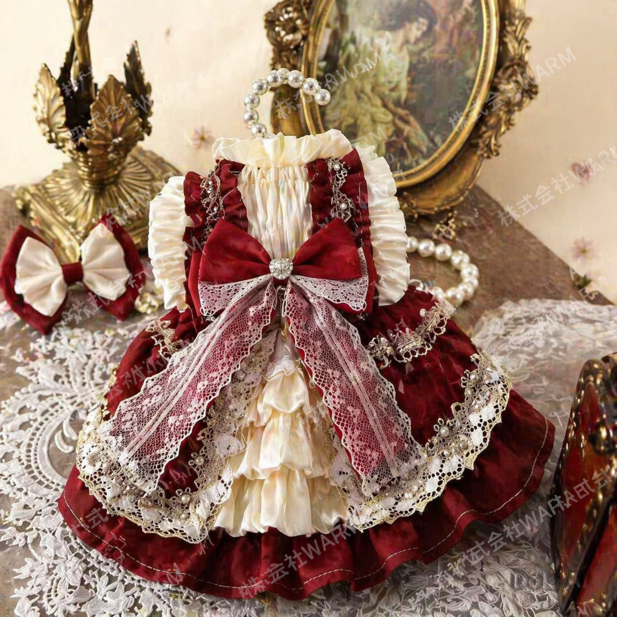 レッドロリータドレス商品画像