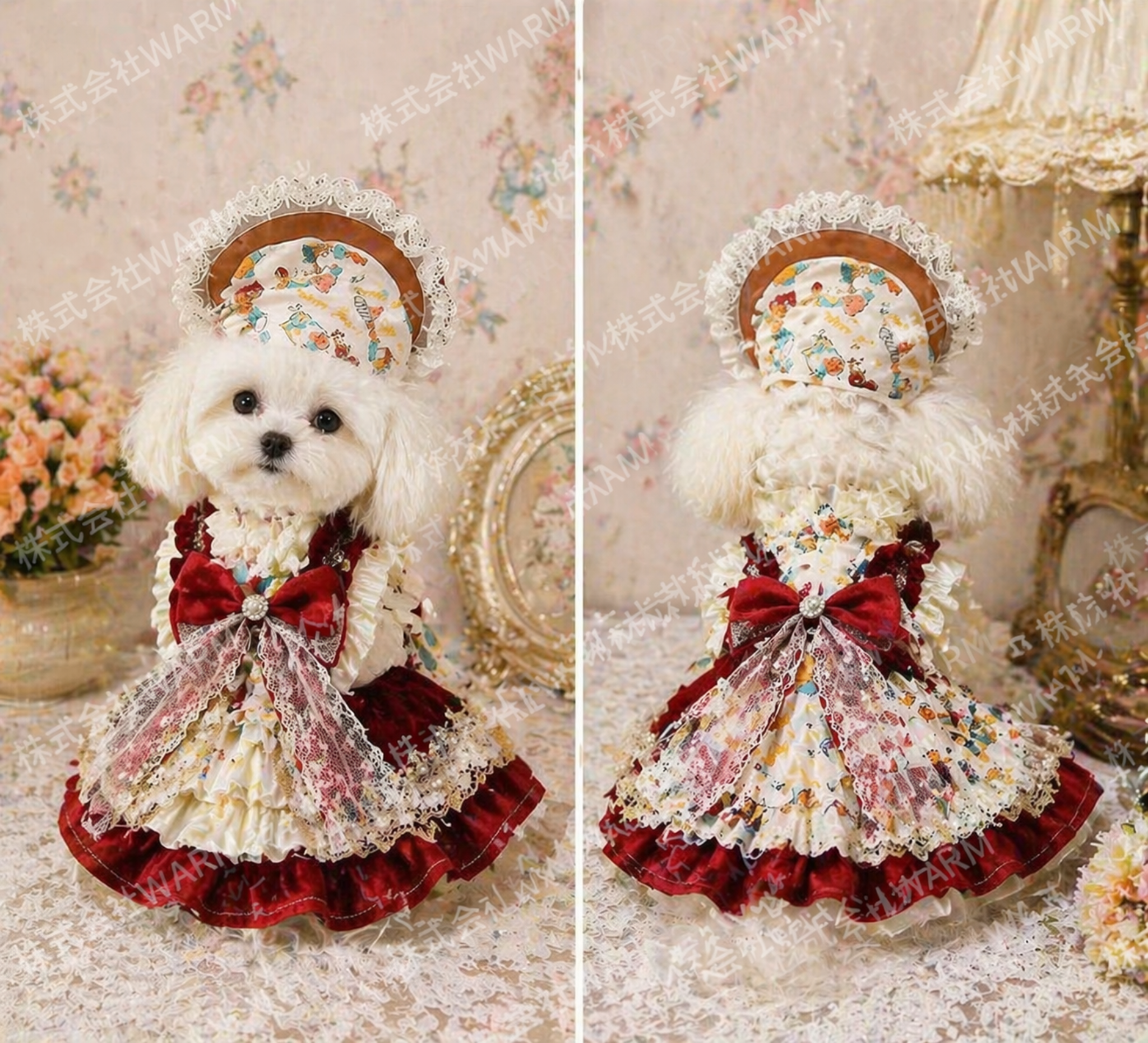 レッドロリータドレス